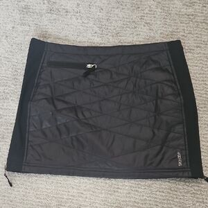 Skhoop Of Scandanavia Black Quilted Kari Skirt